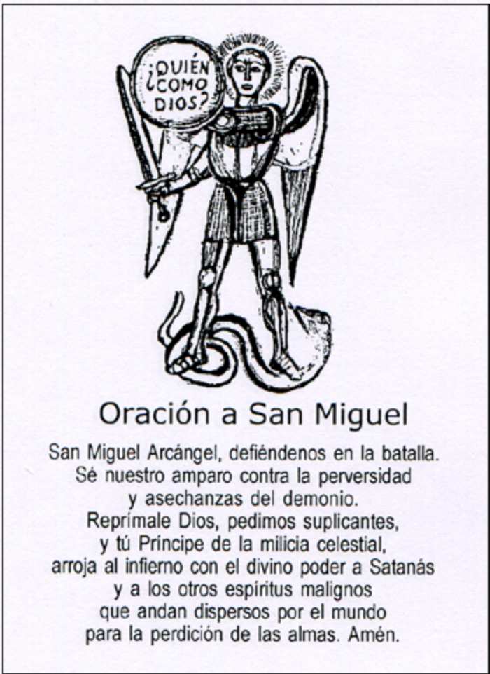 oracion san miguel